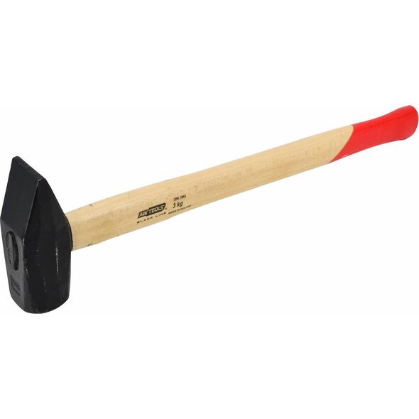 AWTools AWTOOLS MŁOTEK KOWALSKI 3,0 kg TRZONEK DREWNIANY BLACK LINE AW32041BL 9900446 5903678609122