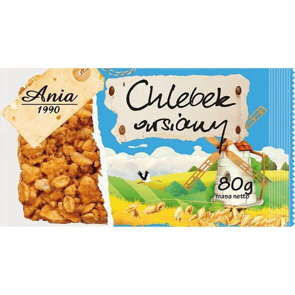 Ania Chlebek owsiany 80 g 9914221 5903453007396
