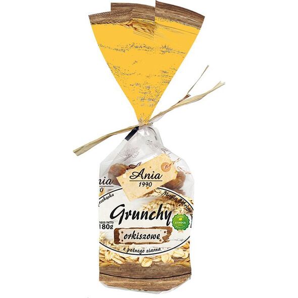 Ania Grunchy 4 płatki orkiszowe 180 g 9914229 5903453004326