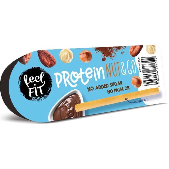 Feel FIT Krem proteinowy z orzechami laskowymi 25 g 9914864 5903246877342
