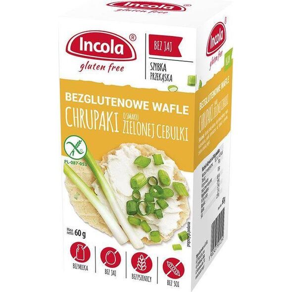 GFS Poland Chrupaki o smaku zielonej cebuli bezglutenowe 60 g 9914899 5902431591254