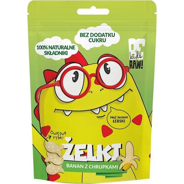 Purella Food Żelki bez dodatku cukru Banan z chrupkami 35 g 9915960 5903246568165