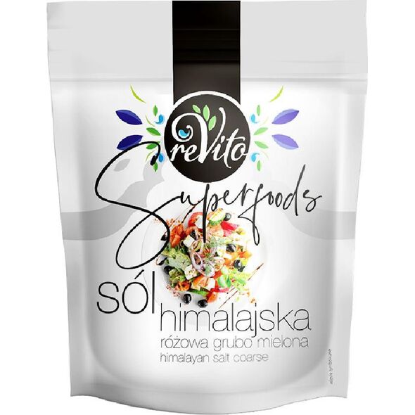 ReVito Sól himalajska gruboziarnista różowa 500 g 9915973 5902444122452
