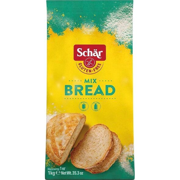 Schar Mąka-mieszanka Mix B do wypieków chleba bezglutenowa 1 kg 9915981 8008698004845