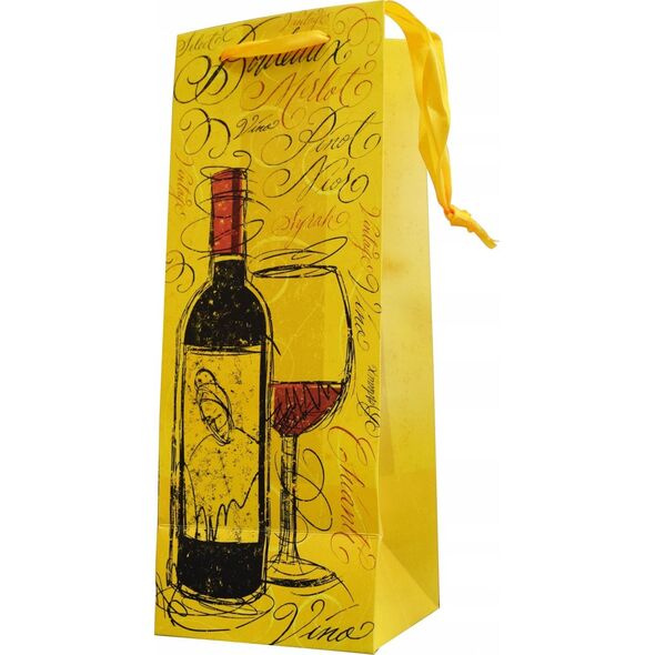 Canpol Torebka ozdobna papierowa TL-50 butelka 12,7x33x11,3 cm 9916678 5902814359419
