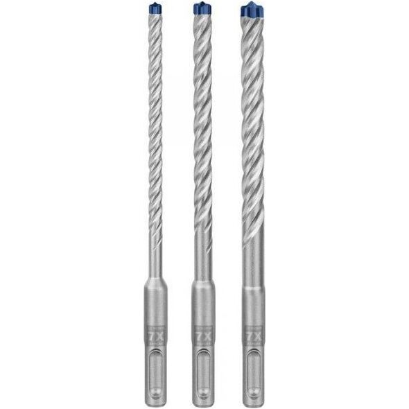 Wiertło Bosch Bosch Expert hammer drill set SDS-plus-7X, 3 pieces (O 6 / 8 / 10mm, working length 100mm) 10034941 4059952532707