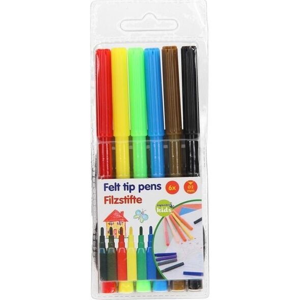 Topwrite Topwrite - Zestaw mazaków / pisaków / flamastrów 6 szt 10074004 8711252521015