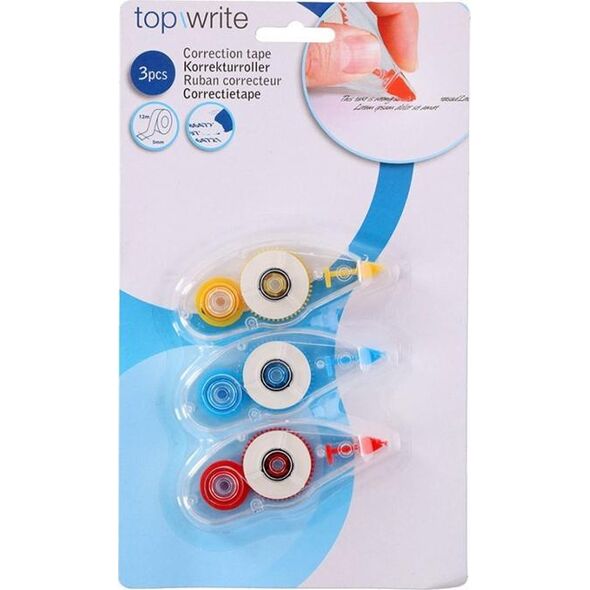 Topwrite Topwrite - Korektor w taśmie 3szt. 10074012 8711252020846