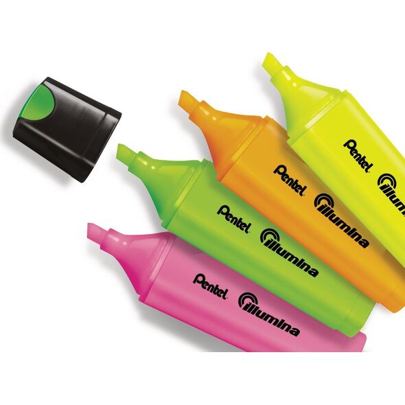 Zakreślacze płaski, 4 kolory SL60-4 PENTEL 10089389 5902894020070