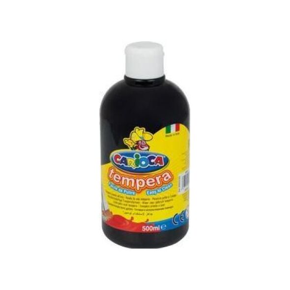 Carioca Farba tempera 500 ml, czarna CARIOCA 170-2358 10090184 8003511027247