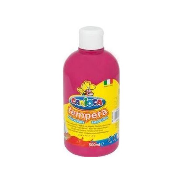 Carioca Farba tempera 500 ml, różowa ciemna CARIOCA 170-2357 10090191 8003511027100