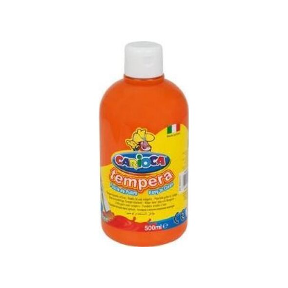 Carioca Farba tempera 500 ml, pomarańczowa CARIOCA 170-2361 10090195 8003511027056