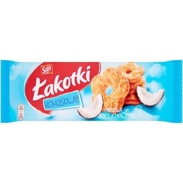 LU Ciastka SAN ŁAKOTKI KOKOSOWE 168g 10090454 7622300644611