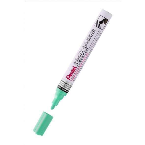 Marker olejowy Pentel średnia okrągła końcówka, MMP10-MD perłowy zielony 10093481 884851055569