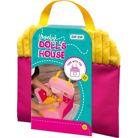 Roter Kafer Składany domek dla lalek żółty RZ5001-01 Roter 10156614 5903858960982