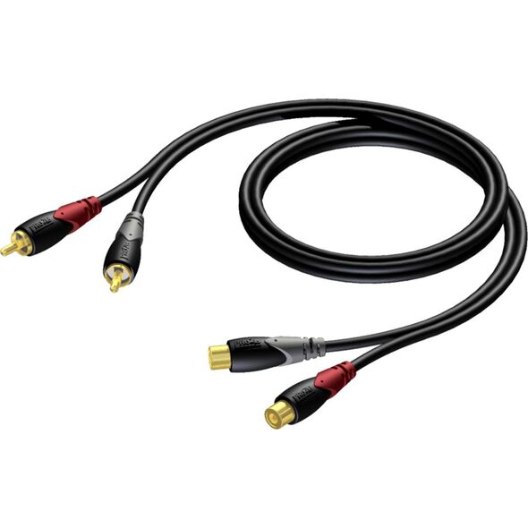 Kabel Procab RCA (Cinch) x2 - RCA (Cinch) x2 3m czarny (CLA850/3) 10191434 5414795018921