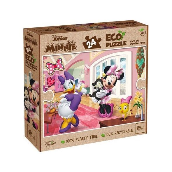 Lisciani LISCIANI DISNEY PUZZLE EKO DWUSTRONNE MINNIE 24 EL. 10195182 8008324091812