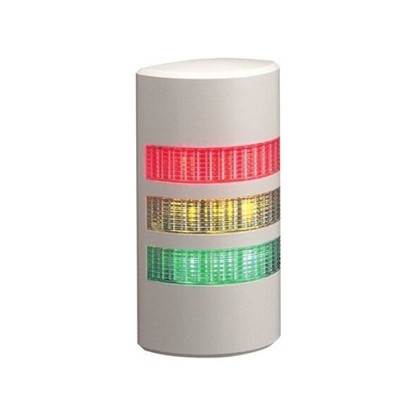 Patlite PATLITE Halbsäule WEP-302FB-RYG Wandm. Buz LED R-Y-G weiss 10247112 4938766017962