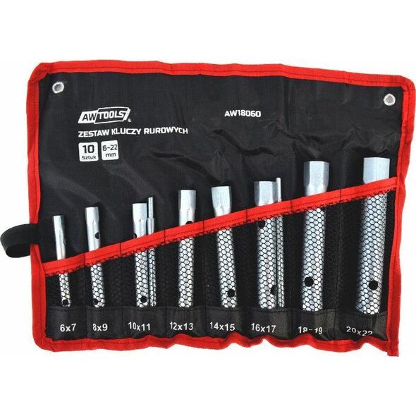 AWTools AWTOOLS KLUCZE RUROWE 10szt. /6mm-22mm/ 10362417 5903041035466