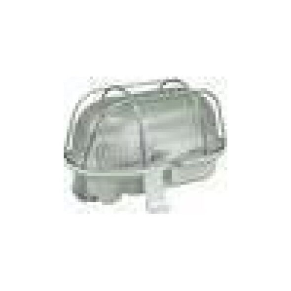 Lampa sufitowa Pawbol Oprawa kanałowa OWAL 60W E27 z siatką metalową IP44 biała D.3166 10400977 5907484331871