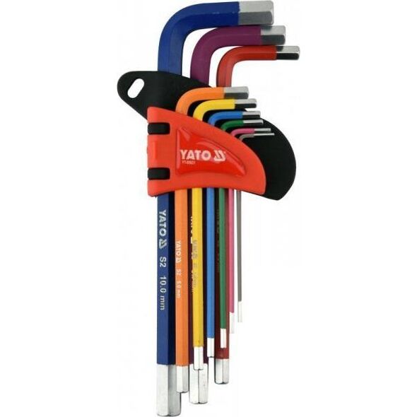 Yato ZESTAW KLUCZY IMBUSOWYCH 1,5-10 MM, 9 SZTUK 10481264 5906083067297
