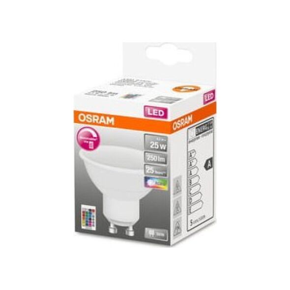 Osram Żarówka LED OSRAM, GU10, 4.5W, 250lm, 2700K 11085812 4058075445970