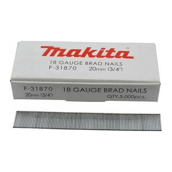 Makita Makita Gauge Brad Nails 1,2x20mm F-31870 5000 pcs. 11097326 88381292436