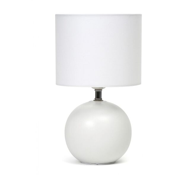 Lampa stołowa Platinet PLATINET TABLE LAMP LAMPA STOŁOWA E27 25W CERAMIC ROUND BASE 1,5 M CABLE WHITE [45671] 11231779 5907595456715