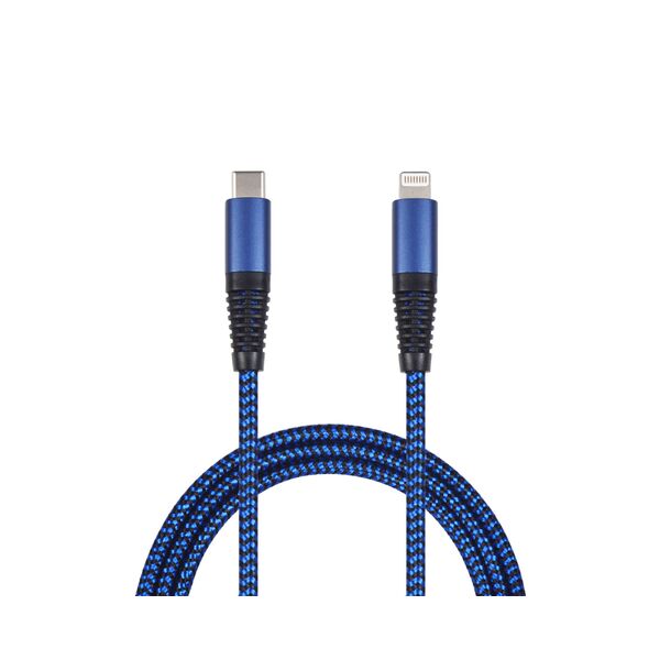 Kabel USB 2GO USB-C - Lightning 1 m Niebieski (797196) 11261270 4010425971966
