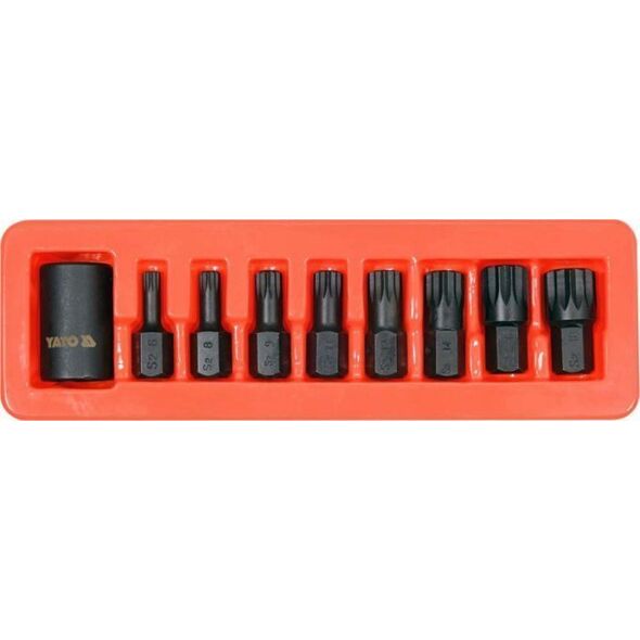 Yato Zestaw Udarowych Kluczy Trzpieniowych Spline 1/2'' 11276575 5906083078873
