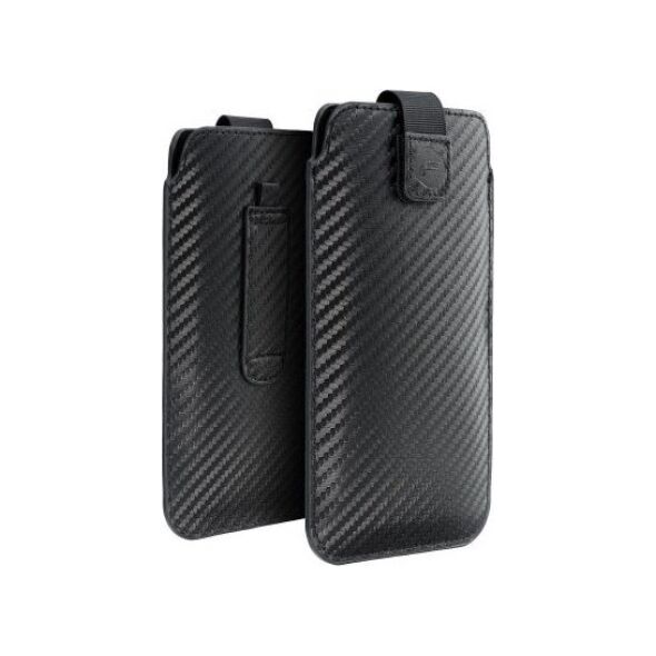 ForCell Futerał Forcell POCKET Carbon - Model 06 - do NOKIA C5 / E51 / E52 / 515 SAMSUNG S5610 11465695 5903396127281