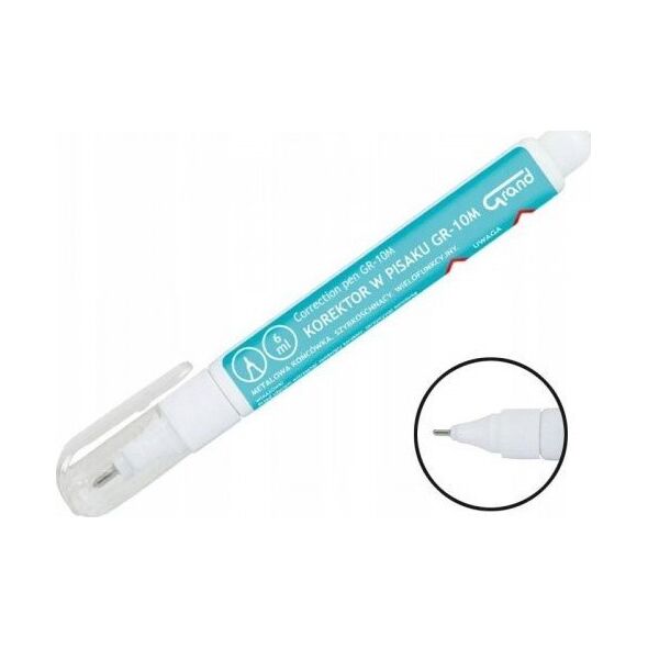 Grand Korektor w długopisie z metalową końcówką 6 ml 11575239 5903364253097