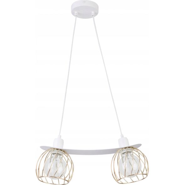 Lampa wisząca Sigma Regge 2 31855 lampa wisząca zwis 2x60W E27 biały / złoty 11616462 5902846818991