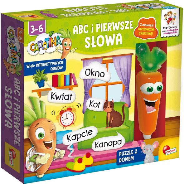 Lisciani Carotina - ABC i pierwsze słowa 11639144 8008324093960