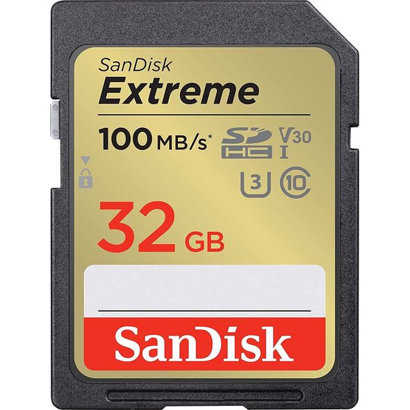 Karta SanDisk Extreme SDHC 32 GB Class 10 UHS-I/U3 V30 (SDSDXVT-032G-GNCIN) 11739448 619659188924