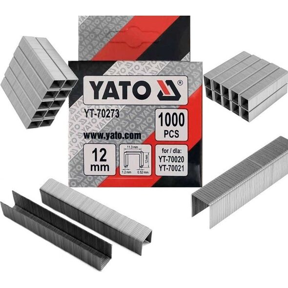 Yato Zszywki 12mm /1,2x11,3/ 1000szt (YT-70273) 11740868 5906083086243