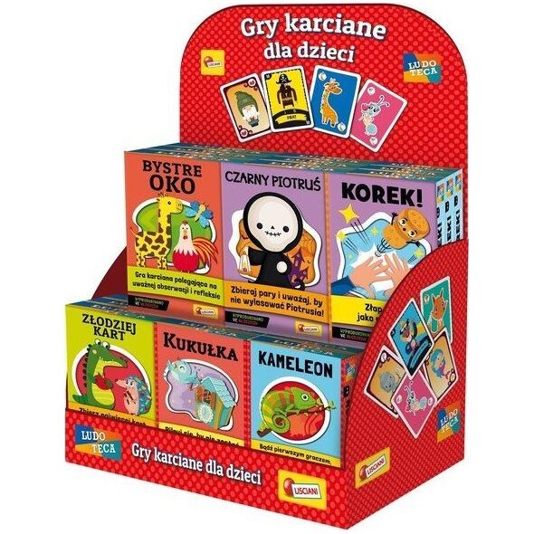 Lisciani LISCIANI LUDOTECA MIX GRY KARCIANE 18 szt 11740870 8008324091911