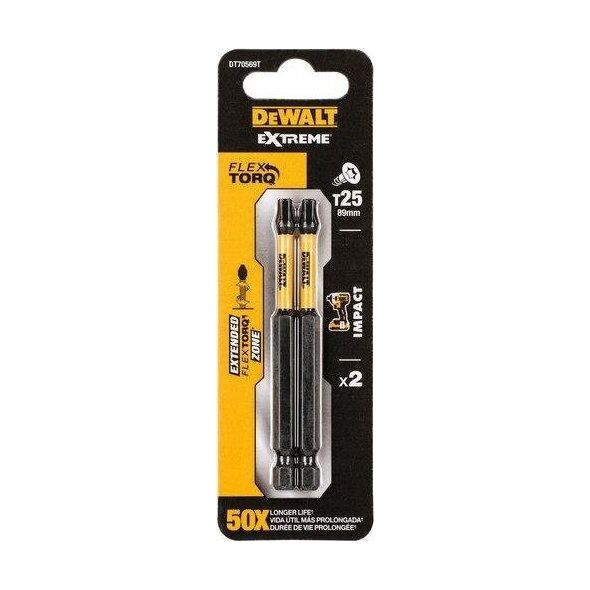 Dewalt DEWALT KOŃCÓWKA UDAR. TORX T25x89mm /2szt. 11741070 5035048094020