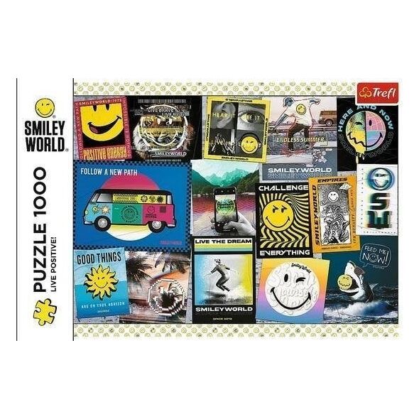 Trefl Puzzle 1000 Żyj pozytywnie! TREFL 11755752 5900511107296