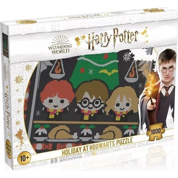 Winning Moves Puzzle 1000 Harry Potter Christmas Jumper 1 11755753 5053410004880