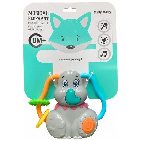 Milly Mally Grzechotka muzyczna słonik 12174093 5901761127829