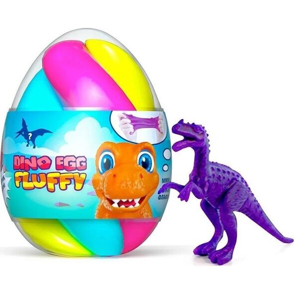 Okto Fluffy Slime jajo dinozaura 140ml MIX 12192030 4820199473708