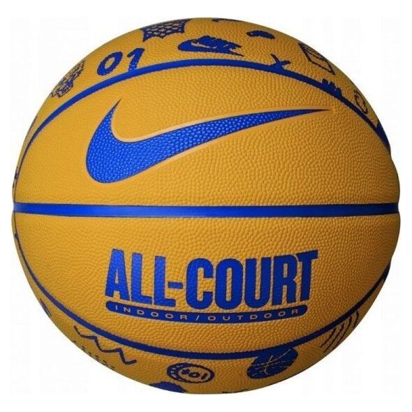 Nike Piłka Nike Everyday All Court N.100.4370.721.07, Rozmiar: Żółty 12312148 887791729989
