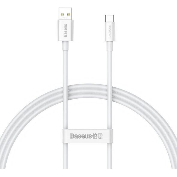 Kabel USB Baseus USB-A - USB-C 1 m Biały (CAYS000902) 12321003 6932172612894