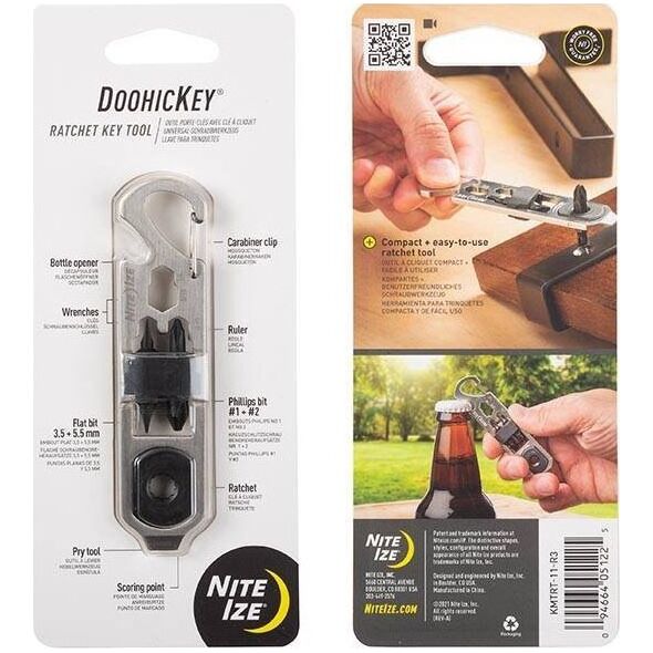 NiteIze Brelok Nite Ize Microtool DoohicKey stal nierdz 12363112 94664051225