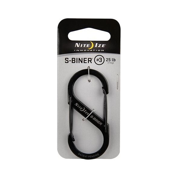 NiteIze Karabinek Nite Ize Sbiner 3 Black 12363126 94664007383