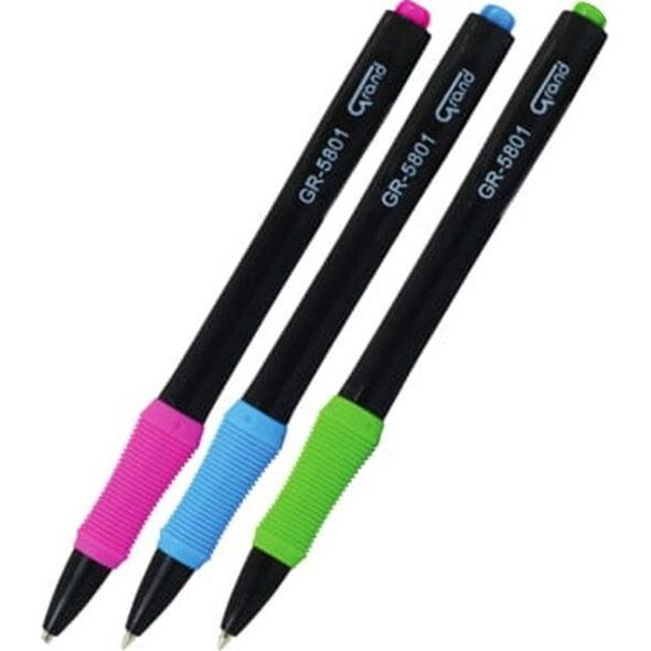 Grand DŁUGOPIS GRAND GR-5801 CZARNE/PASTEL 12370991 5903364262143