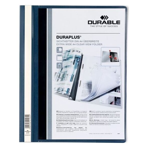 Durable SKOROSZYT PREZENTACYJNY DURAPLUS GRANATOWY 1szt. 12371372 4005546215624