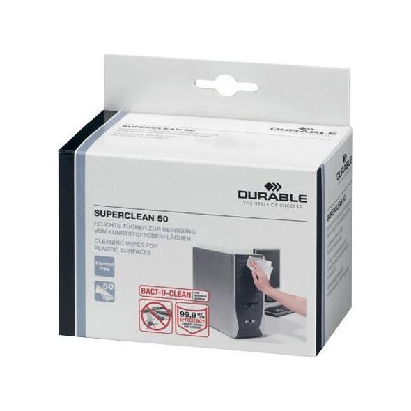 Durable Superclean chusteczki nasączone 50 szt. 12372668 4005546503448