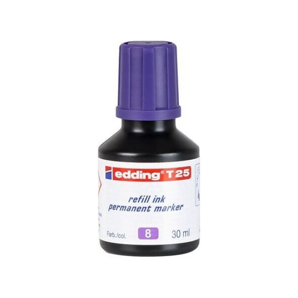 Edding Tusz do uzupełniania markerów permanentnych e-t25 fioletowy 12518095 4004764023936